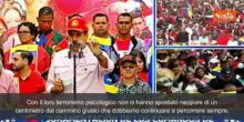 Maduro: "Non ci faremo deviare dal terrorismo psicologico di altri Paesi"