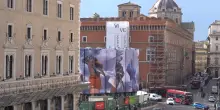 Webuild, a Piazza Venezia si alza il sipario sulla terza opera di "Murales"
