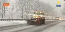 Avviato il piano neve 2025-2026 di Anas, In campo 2.800 persone e 2.200 mezzi
