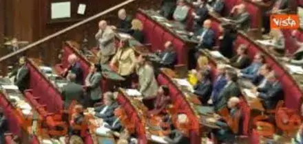 Bagarre in Aula durante intervento Bignami. Applausi da banchi FdI, grida da deputati Pd