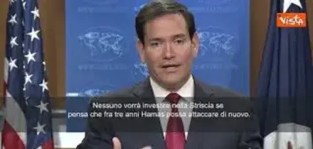 Il Segretario di Stato Usa Rubio: Nessuna pace a Gaza senza il disarmo di Hamas