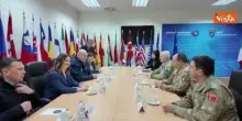 Crosetto a Sarajevo visita truppe italiane della missione Eufor Althea in Bosnia Erzegovina