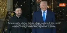 Trump riceve Zelensky a Mar-a-Lago: Penso che siamo nelle fasi finali dei colloqui