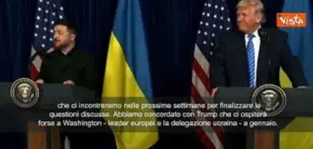 Zelensky: Intesa su 90% dell'accordo, presto definite garanzie sicurezza per l'Ucraina
