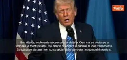 Trump: Potrei andare a Kiev, parlare al Parlamento ucraino se necessario