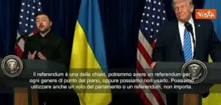 Zelensky: Donbass &egrave; questione difficile, non escluso il referendum