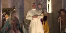 Papa Leone visita il presepe in Piazza San Pietro e saluta i fedeli