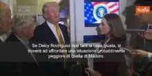 Trump su Delcy Rodriguez: Se non fa cosa giusta affronter&agrave; situazione peggiore di Maduro
