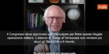 Bernie Sanders: Trump non ha il diritto di attaccare il Venezuela