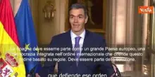Sanchez: Spagna &egrave; parte della Coalizione dei Volenterosi per la sicurezza in Ucraina