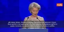 Von der Leyen a Cipro: La legge &egrave; meglio della forza, vale per l'Ue e la Groenlandia