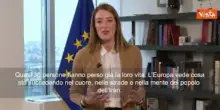 Metsola (Pres. Parlamento UE): Europa vede cosa succede in Iran. Cambiamento in arrivo