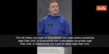 Premier Groenlandia Nielsen: Noi scegliamo la Danimarca, non gli Usa
