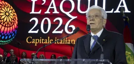 Mattarella a L'Aquila: "Cultura motore di pace contro guerre e strategie predatorie"