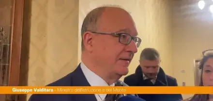 Valditara "Chi parla di repressione nelle scuole &egrave; fuori dalla realt&agrave;"