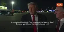 Board of Gaza, Trump: Se ho invitato Putin a partecipare? La risposta &egrave; &ldquo;s&igrave;&rdquo;