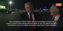 Trump: Non mi importa del Nobel per la pace, ma di salvare vite