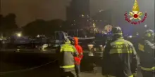 Maltempo a Palermo, interventi dei Vigili del Fuoco nelle aree portuali