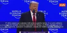 Trump a Davos: Saluto molti amici e qualche nemico, in 12 mesi successi fantastici