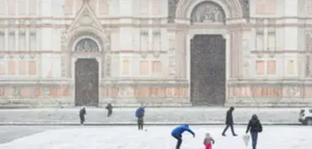 Peggiora di nuovo il tempo con freddo e nevicate in pianura. La fine del ciclone Harry &egrave; un'illusione