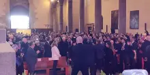 L'arrivo di Mattarella alla cattedrale di Cefal&ugrave; per convegno sul Mediterraneo