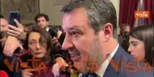 Salvini: "Siamo dalla parte dell'agente di Polizia che si &egrave; difeso, no polemiche"
