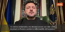 Zelensky: "Attacco russo sul bus dei minatori &egrave; crimine emblematico, il male va fermato"