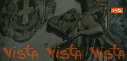 L'affresco con il viso della premier Giorgia Meloni nella Basilica di San Lorenzo in Lucina a Roma