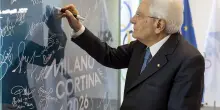 Mattarella visita azzurri al villaggio olimpico &ldquo;Esserci gi&agrave; un successo&rdquo;