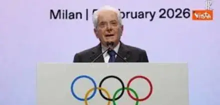 Milano Cortina, Mattarella: "Le Olimpiadi ispirino pace, comprensione e dialogo tra i popoli"