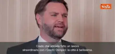 Milano Cortina 2026, Vance: "L'Italia ha fatto un lavoro straordinario per le Olimpiadi"