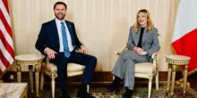 Olimpiadi, Vance incontra Meloni: "Uniti nei valori dell'Occidente"