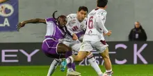 Maripan gela la Fiorentina, il Toro pareggia 2-2 in extremis