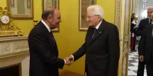 Mattarella riceve Bruno Vespa e la sua redazione per 30 anni di "Porta a Porta"