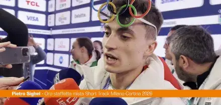 Sighel "Esultanza per il pubblico e omaggio anche alla squadra"