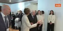 Milano Cartina, il Presidente Mattarella visita la Galleria d'Arte di Casa Italia a Cortina