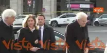 Funerali di Zichichi, il Presidente Mattarella raggiunge la Basilica di Santa Maria degli Angeli