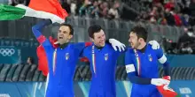 Pattinaggio, medaglia d'oro per l'Italia anche nell'inseguimento a squadre
