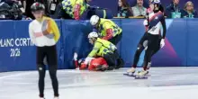 Olimpiadi, la pattinatrice polacca Sellier ferita al volto dalla lama di un'avversaria