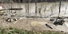 Il parco d'affaccio sul Tevere distrutto dal fiume