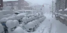 New York sotto la neve, Brooklyn resiste e i bambini si divertono