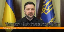 Quattro anni di invasione in Ucraina, Zelensky all'Ue "Putin &egrave; la guerra stessa"