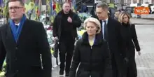 Cerimonia a Piazza Maidan a Kiev con leader Ue per i 4 anni dell'inizio dell'invasione in Ucraina