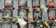 Il sacrario delle vittime della guerra in Ucraina a Kiev