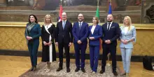 Camera, Fontana riceve una delegazione del Gruppo di amicizia Serbia-Italia