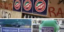Nuovi manifesti anti-Lotito: "Finch&eacute; c'&egrave; lui...". E Forza Italia risponde
