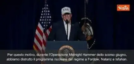 Attacco Iran, Trump: "Lo facciamo anche per difendere amici europei"