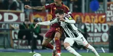 Roma beffata. La Juventus pareggia in rimonta all'Olimpico