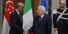 Mattarella ha ricevuto il Presidente di Singapore Tharman Shanmugaratnam