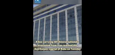 Cina: cittadini evacuati dall'Iran arrivano in Azerbaigian